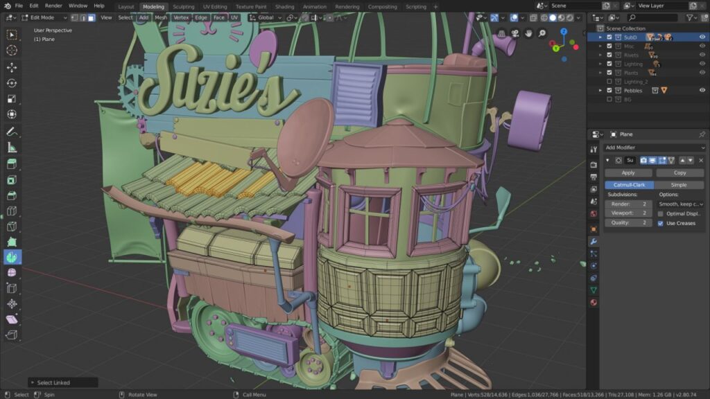 Blender software