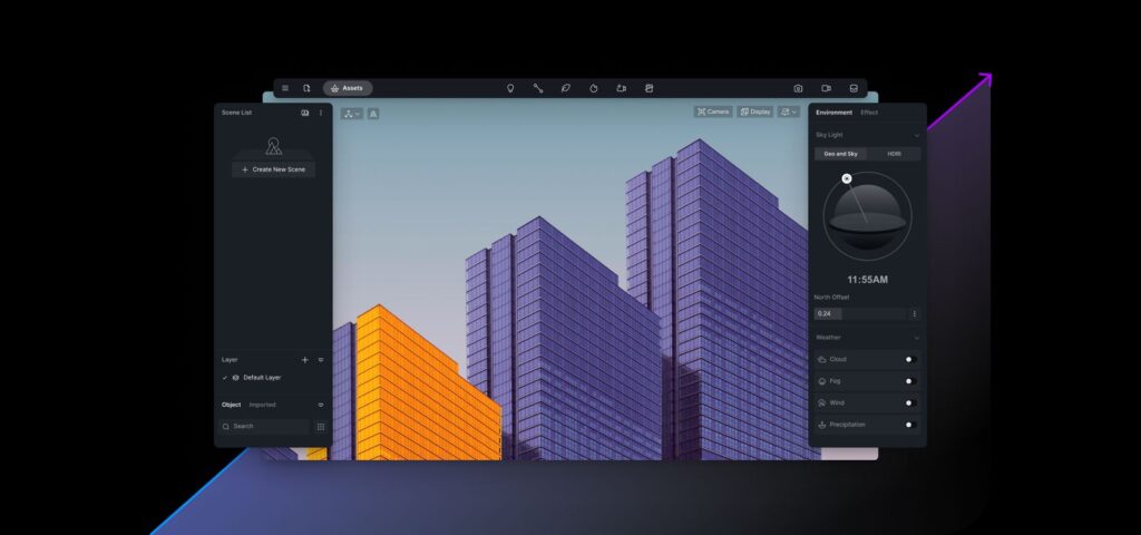 D5 Render software 
