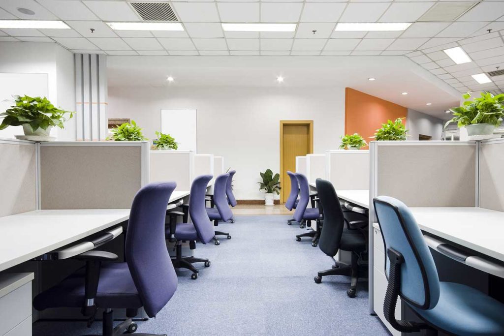 Interactive Office furniture interior 