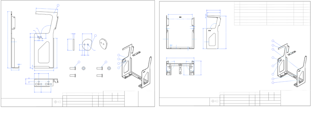 3D CAD Drafting of Chair  