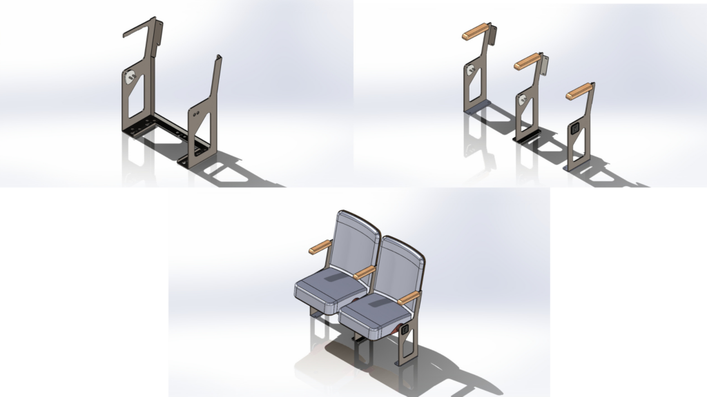 3D CAD Modeling of Chair  